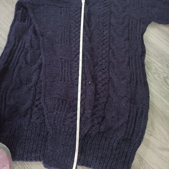 NWT Gamboa Alpaca Sweater for Men Hand Knitted Cabled Sweater - Picture 10 of 12